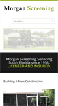 Mobile Screenshot of morganscreening.com